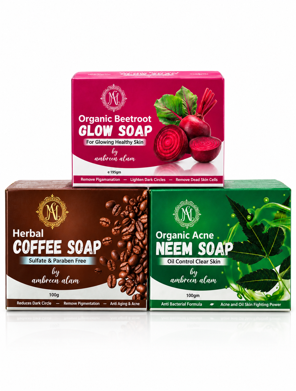 Herbal Glow & Clear Skin Soap Bundle